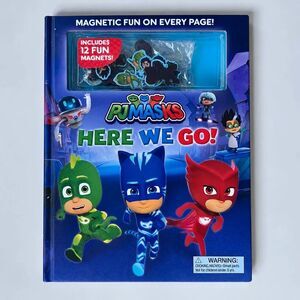 PJ Masks Here We Go Magnetic Activity Book 12 Magnets Catboy Owlette Gekko